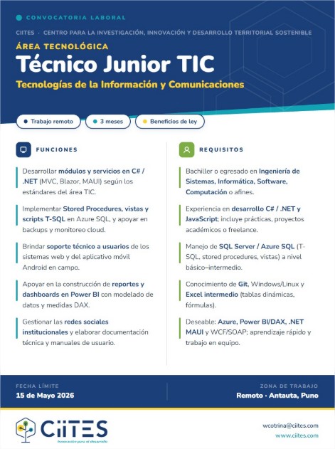 Técnico Jr TIC